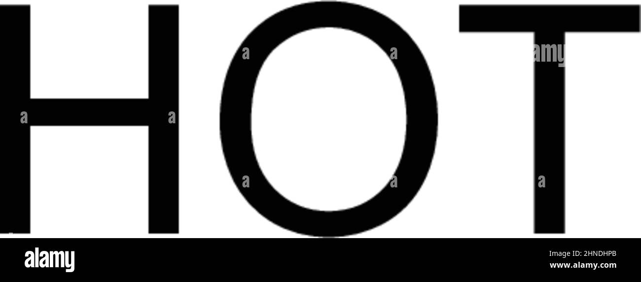 Icône de vecteur simple à chaud.Modèle de conception de symbole d'illustration pour élément d'interface utilisateur Web mobile. Illustration de Vecteur