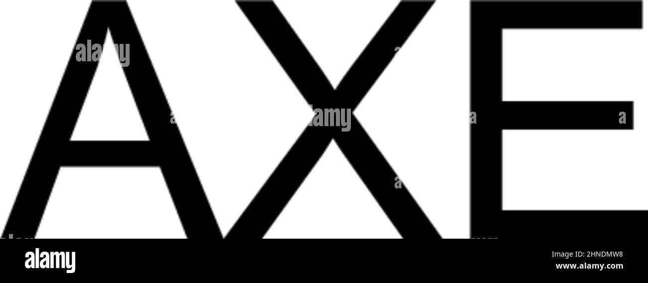 Icône de vecteur simple AX.Modèle de conception de symbole d'illustration pour élément d'interface utilisateur Web mobile. Illustration de Vecteur