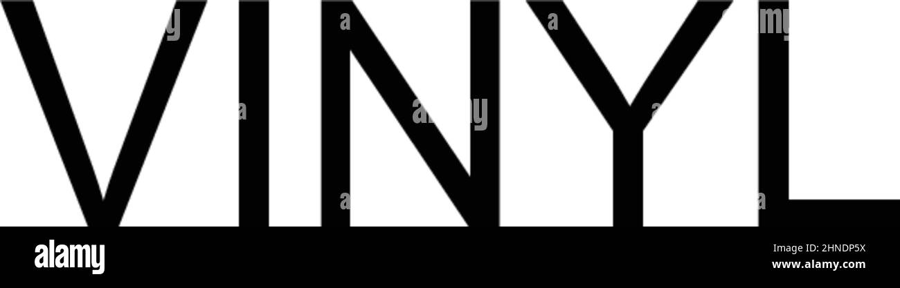 Vinyle simple vecteur icône.Modèle de conception de symbole d'illustration pour élément d'interface utilisateur Web mobile. Illustration de Vecteur