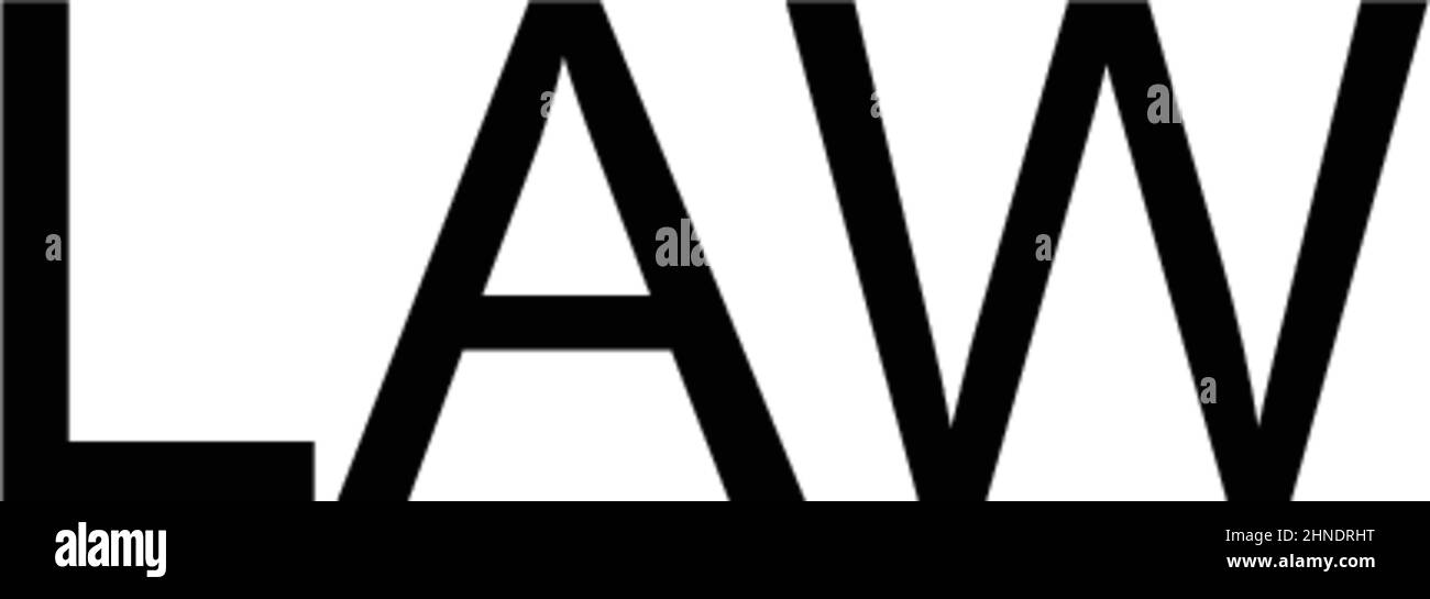 Icône de vecteur simple de loi.Modèle de conception de symbole d'illustration pour élément d'interface utilisateur Web mobile. Illustration de Vecteur