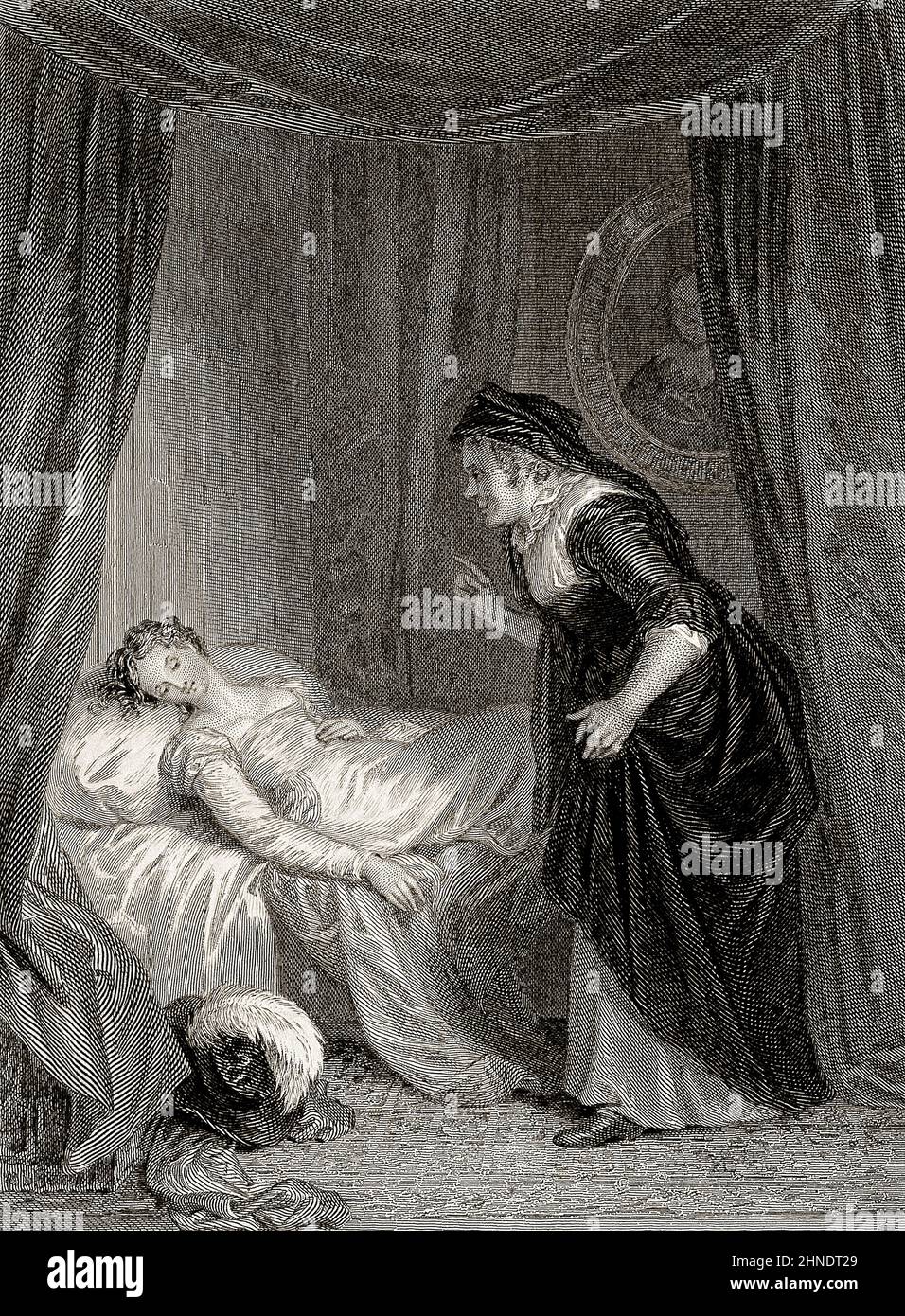 Roméo et Juliette, une tragédie de William Shakespeare Banque D'Images