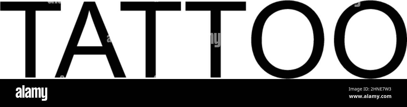 Icône de vecteur simple tatouage. Modèle de conception de symbole d'illustration pour élément d'interface utilisateur Web mobile. Illustration de Vecteur