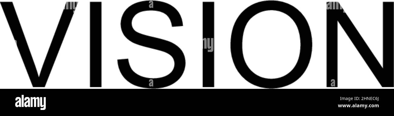 Vision simple vecteur icône.Modèle de conception de symbole d'illustration pour élément d'interface utilisateur Web mobile. Illustration de Vecteur