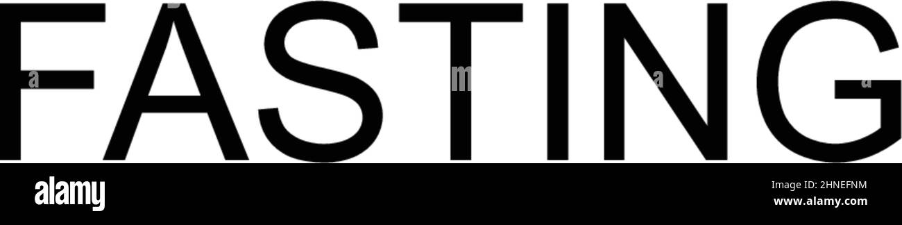 Icône de vecteur simple à jeun.Modèle de conception de symbole d'illustration pour élément d'interface utilisateur Web mobile. Illustration de Vecteur