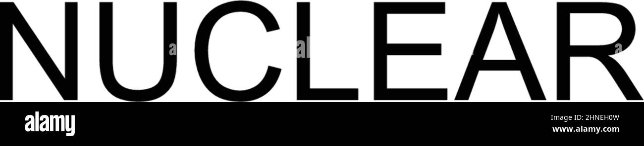 Icône de vecteur simple nucléaire.Modèle de conception de symbole d'illustration pour élément d'interface utilisateur Web mobile. Illustration de Vecteur