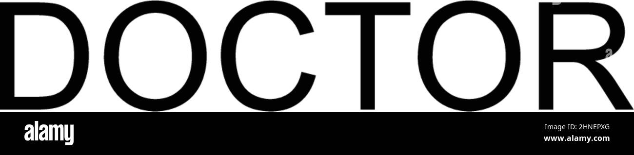 Médecin simple vecteur icône.Modèle de conception de symbole d'illustration pour élément d'interface utilisateur Web mobile. Illustration de Vecteur