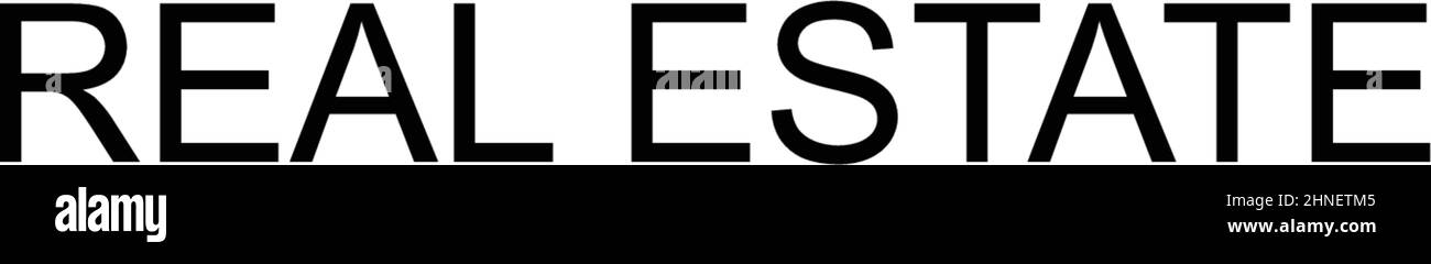 Icône de vecteur simple de l'immobilier. Modèle de conception de symbole d'illustration pour élément d'interface utilisateur Web mobile. Illustration de Vecteur