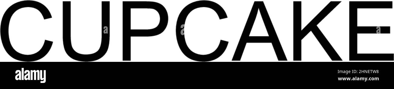 Icône de vecteur simple Cupcake.Modèle de conception de symbole d'illustration pour élément d'interface utilisateur Web mobile. Illustration de Vecteur