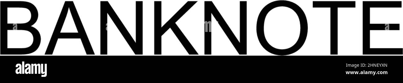 Icône de vecteur simple de billet de banque.Modèle de conception de symbole d'illustration pour élément d'interface utilisateur Web mobile. Illustration de Vecteur