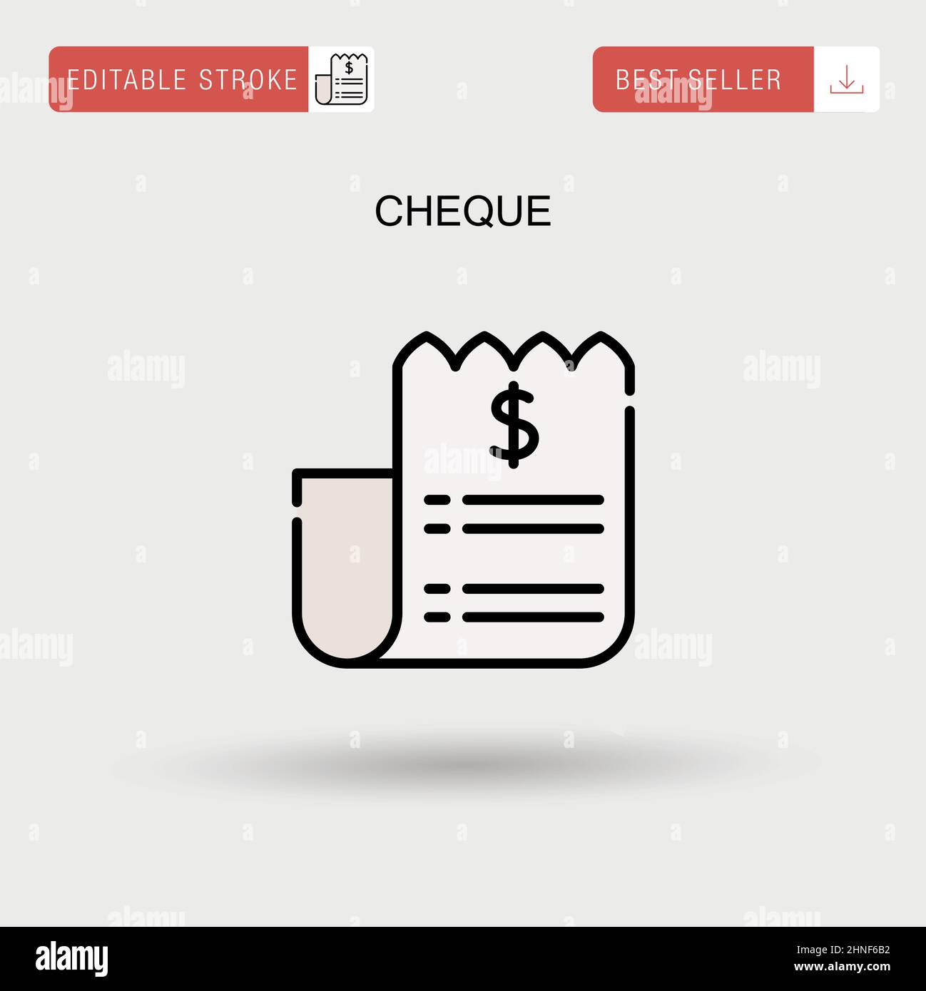 Cochez l'icône vecteur simple. Illustration de Vecteur