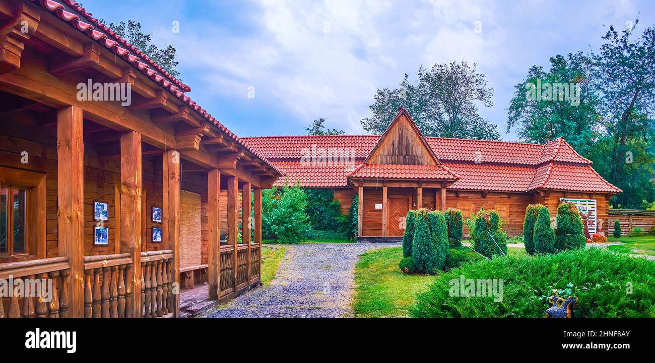 Le complexe historique restauré de la Résidence de Bohdan Khmelnytsky Résidence le Cossack Grand Hetman, Chyhyryn, Ukraine Banque D'Images