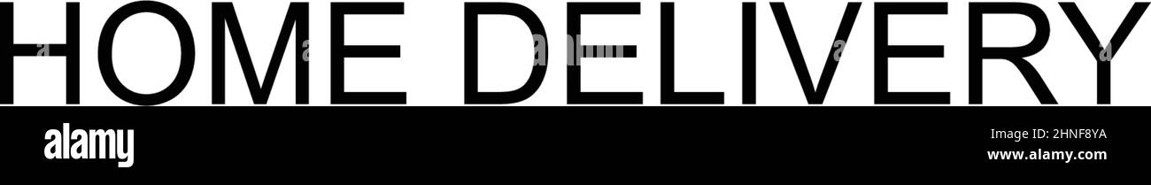 Icône de vecteur simple de livraison à domicile. Modèle de conception de symbole d'illustration pour élément d'interface utilisateur Web mobile. Illustration de Vecteur