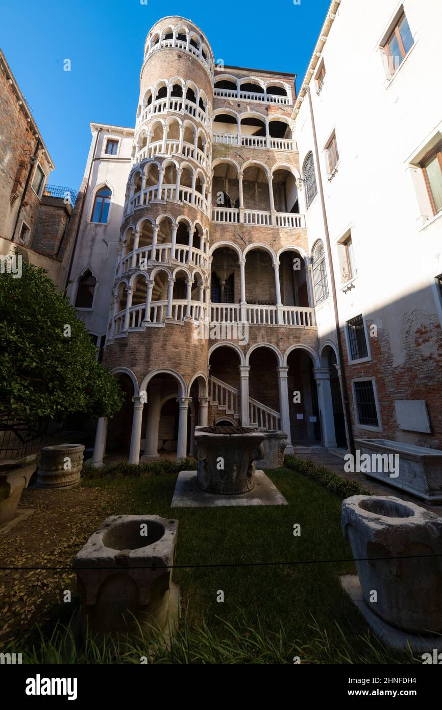 Palazzo Contarini del Bovolo Banque D'Images