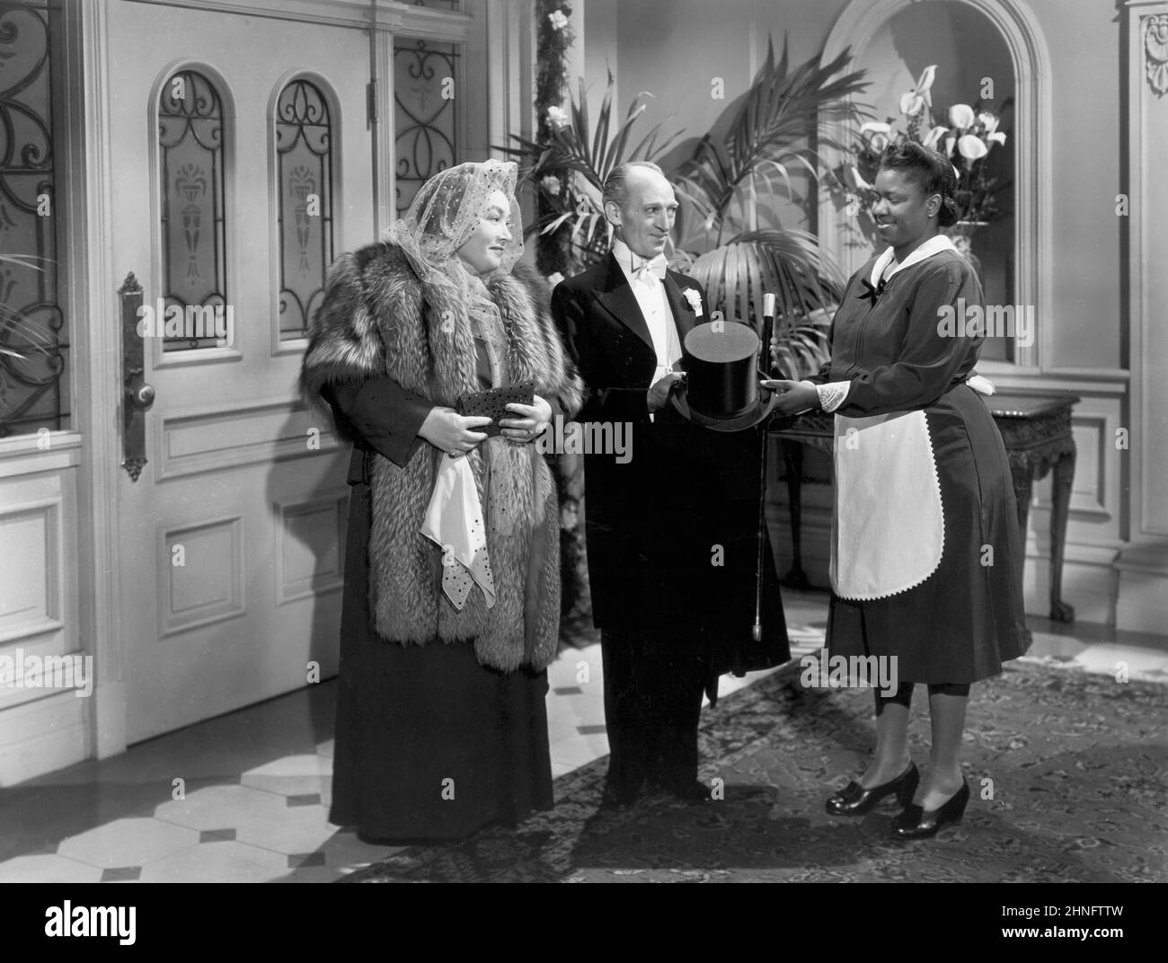 Vera Gordon, George E. Stone, Ella Mae Brown, sur le plateau du film, 'Abie's Irish Rose', United Artists, 1946 Banque D'Images