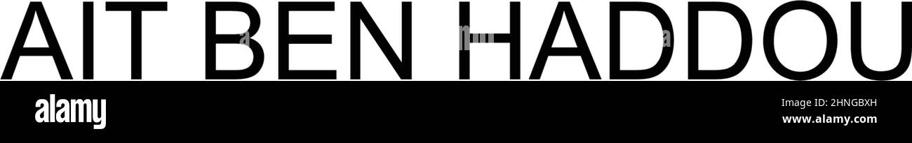 Ait ben haddou icône de vecteur simple. Modèle de conception de symbole d'illustration pour élément d'interface utilisateur Web mobile. Illustration de Vecteur Ait ben haddou icône de vecteur simple. Modèle de conception de symbole d'illustration pour élément d'interface utilisateur Web mobile. Illustration de Vecteur