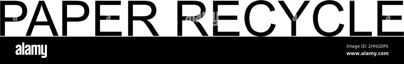 Icône de vecteur simple de recyclage du papier. Modèle de conception de symbole d'illustration pour élément d'interface utilisateur Web mobile. Illustration de Vecteur