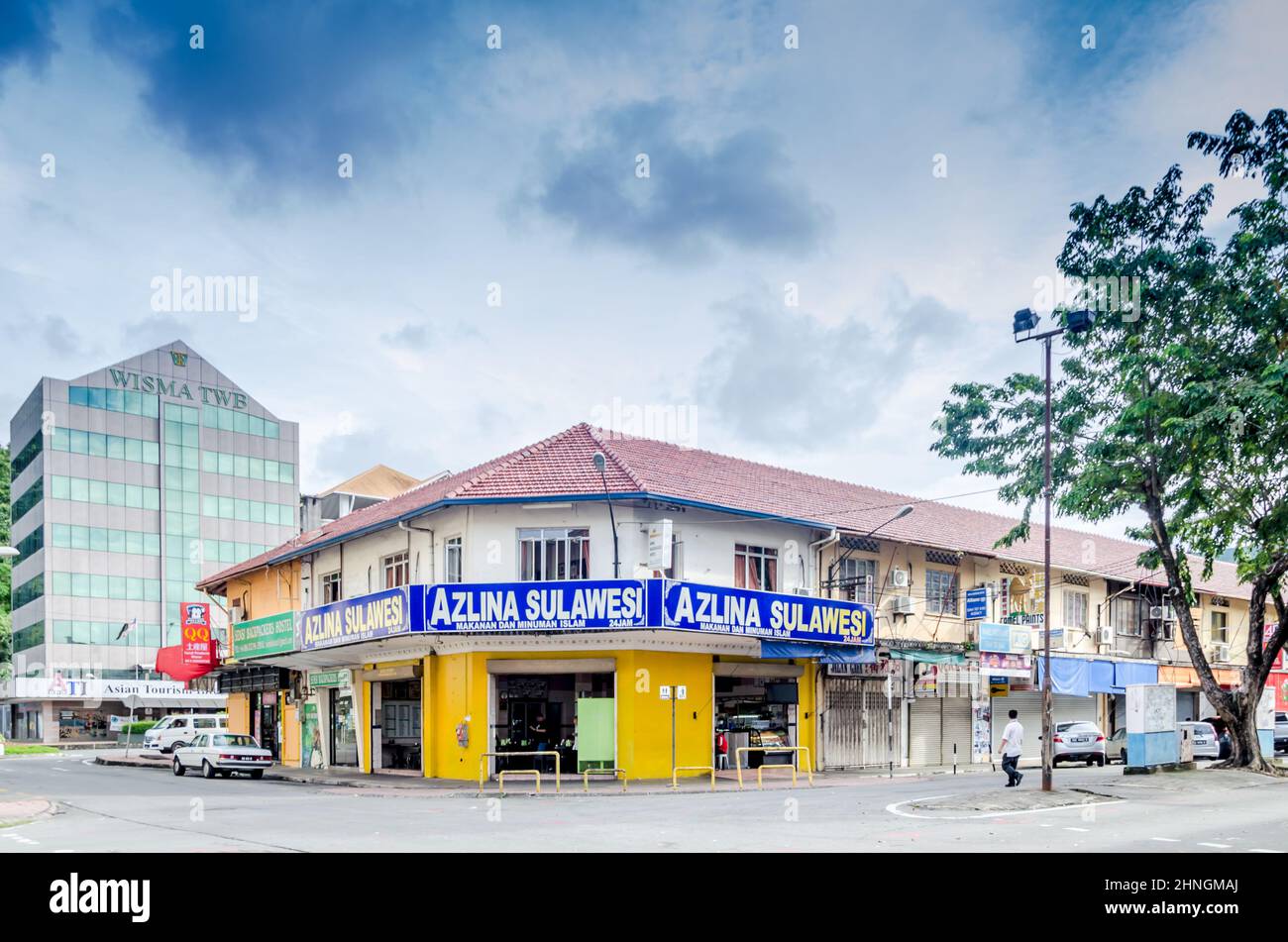 Autour de la ville de Kota Kinabalu Banque D'Images