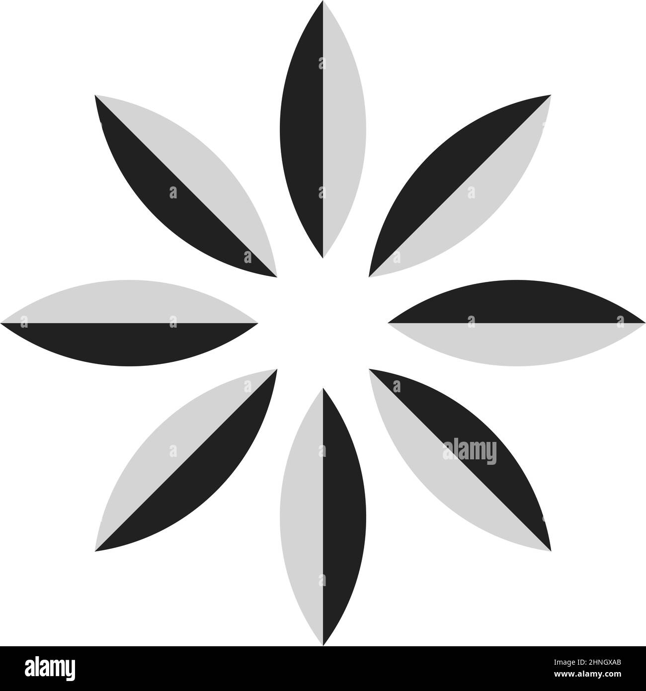 Forme, symbole, icône avec géométrie abstraite. Vecteur géométrique - illustration vectorielle de stock, graphiques clip-art Illustration de Vecteur