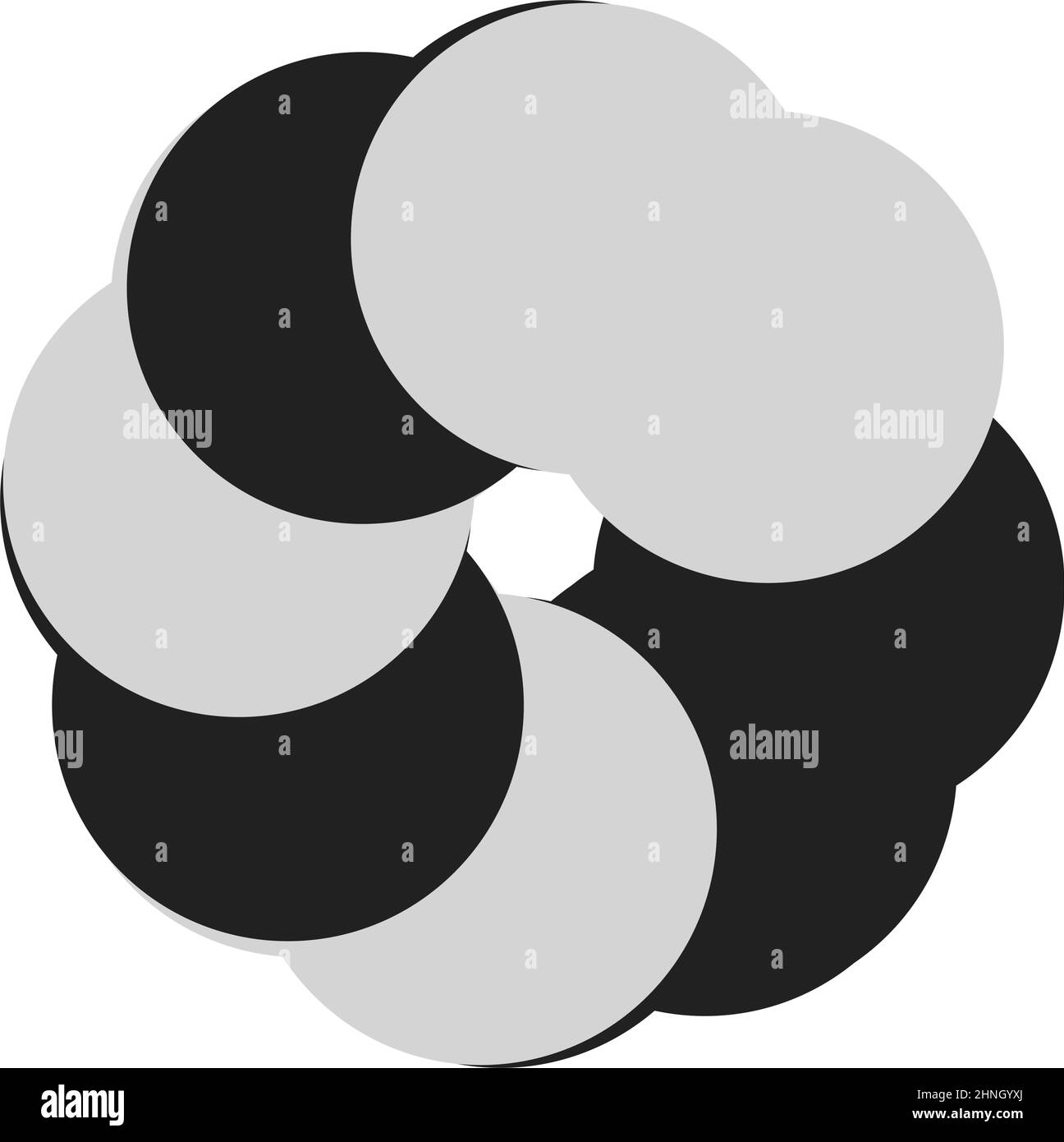 Forme, symbole, icône avec géométrie abstraite. Vecteur géométrique - illustration vectorielle de stock, graphiques clip-art Illustration de Vecteur