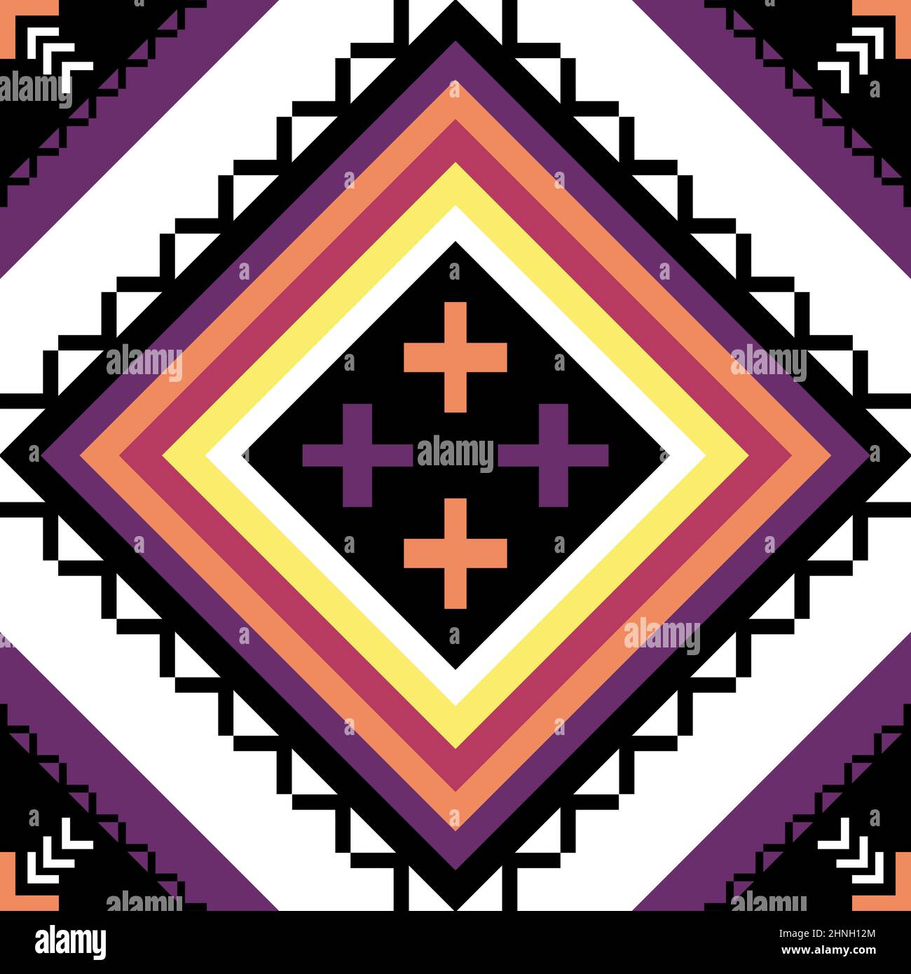 Châle ou écharpe colorée géométrique ethnique oriental motif traditionnel  Design pour arrière-plan, moquette, papier peint, vêtements, emballage,  Batik, tissu, illustrat Photo Stock - Alamy