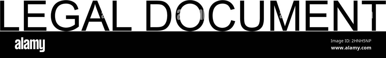 Icône de vecteur simple du document légal. Modèle de conception de symbole d'illustration pour élément d'interface utilisateur Web mobile. Illustration de Vecteur