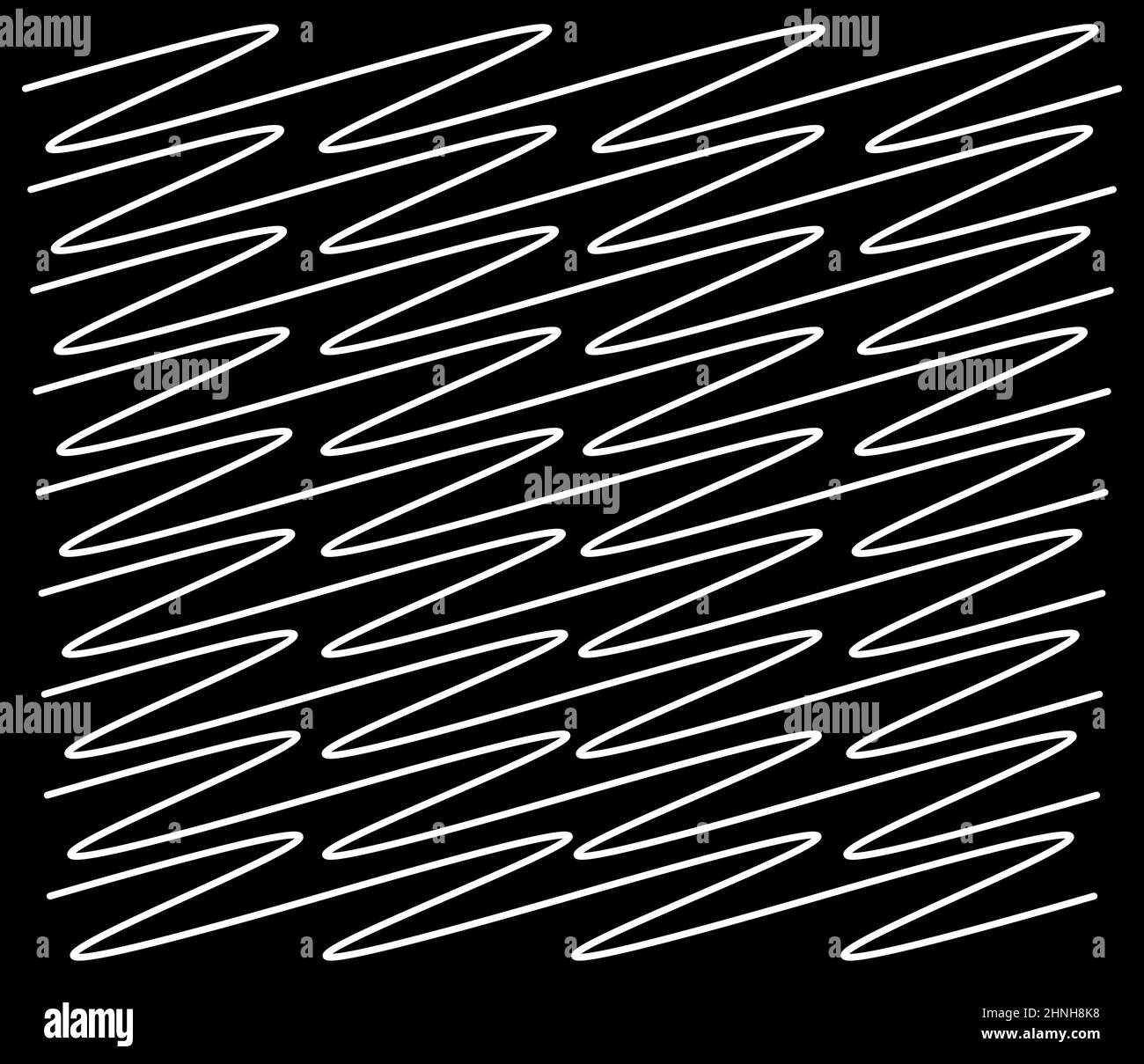 Lignes ondulées et ondulées, forme géométrique abstraite. Bandes courbes, courbes, mobiles et banchancelantes - illustrations vectorielles, graphismes clip-art Illustration de Vecteur