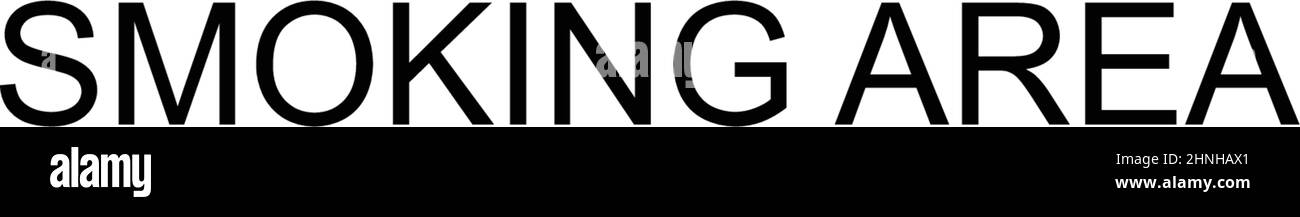 Espace fumeurs icône vecteur simple.Modèle de conception de symbole d'illustration pour élément d'interface utilisateur Web mobile. Illustration de Vecteur