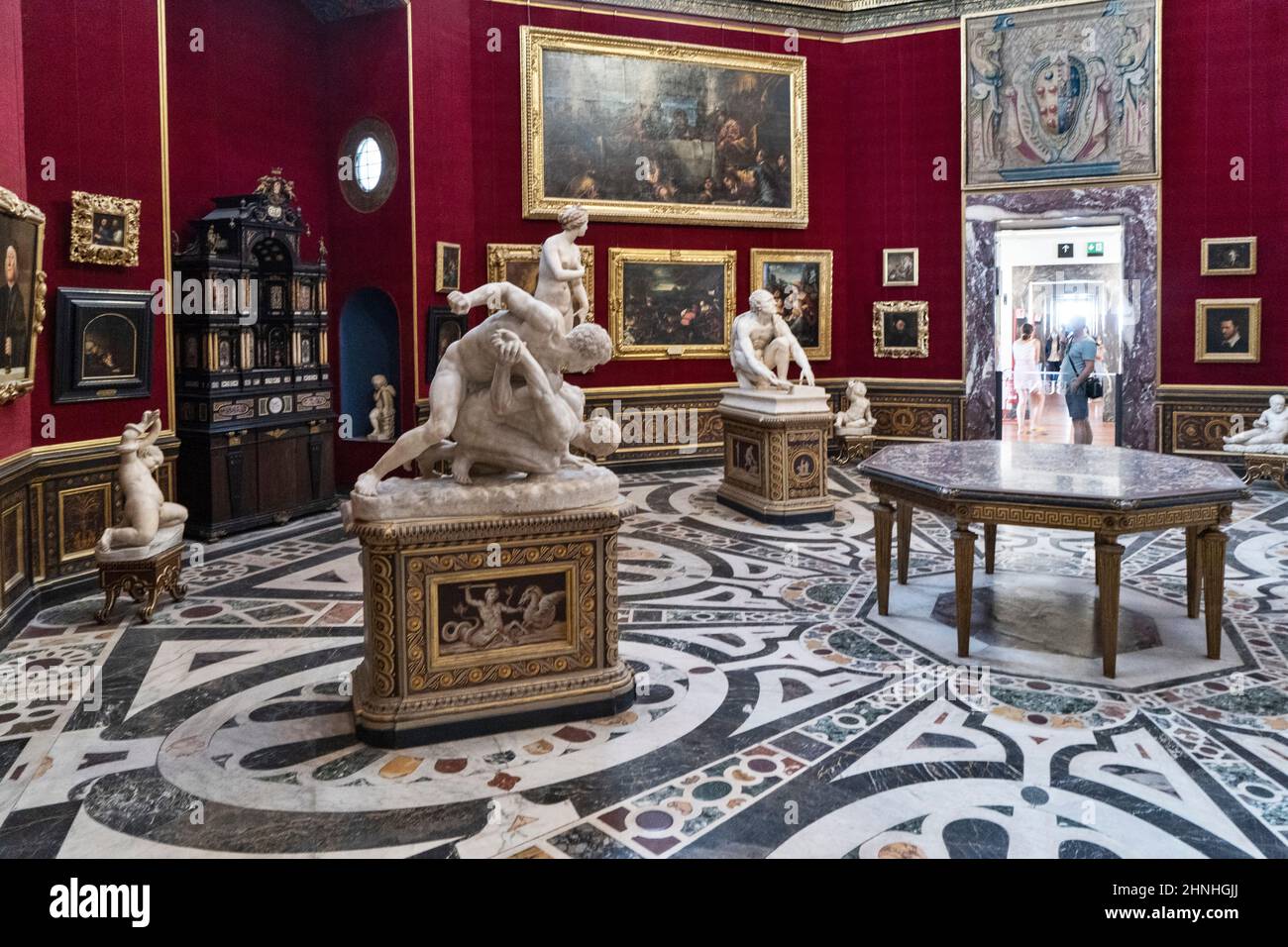 La Tribuna, la Tribune, Bernardo Buontalenti, Galerie des Offices, Musée d'Etat de Florence, Toscane, Italie, Europe Banque D'Images