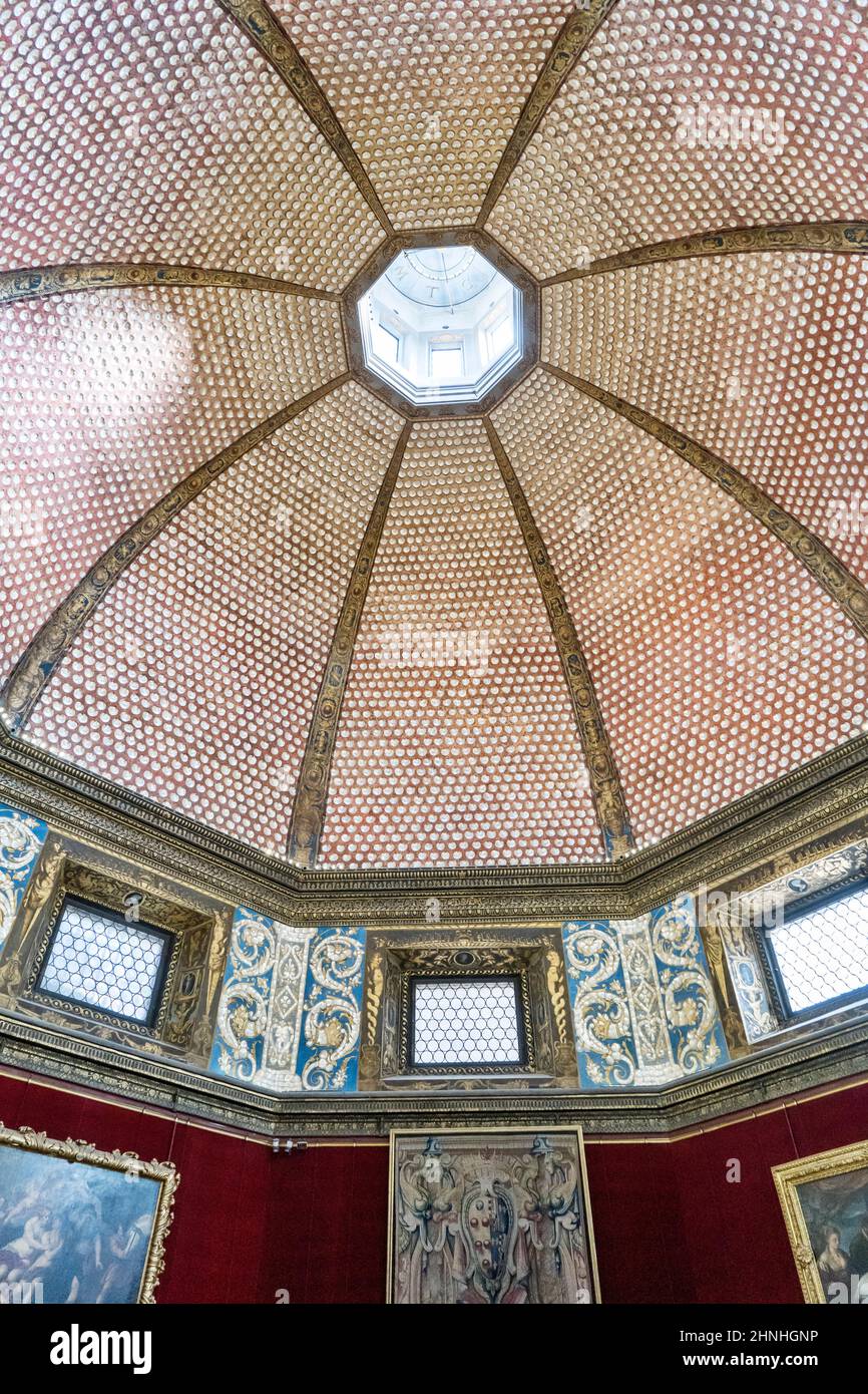 La Tribuna, la Tribune, Bernardo Buontalenti, Galerie des Offices, Musée d'Etat de Florence, Toscane, Italie, Europe Banque D'Images