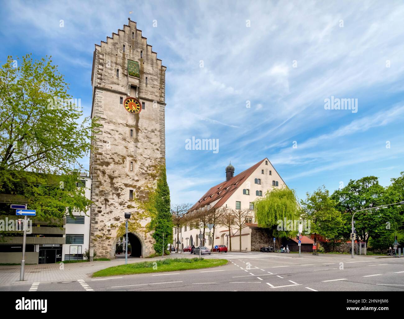 Tour médiévale d'Untertor à Ravensburg, en Allemagne Banque D'Images