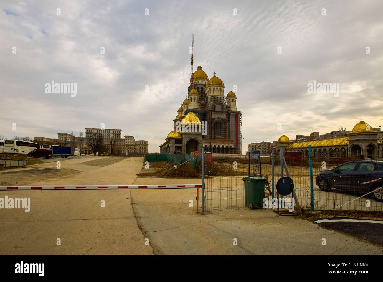 Bucarest Roumanie, le 14 février 2022, la cathédrale du Salut de la Nation, est la plus grande