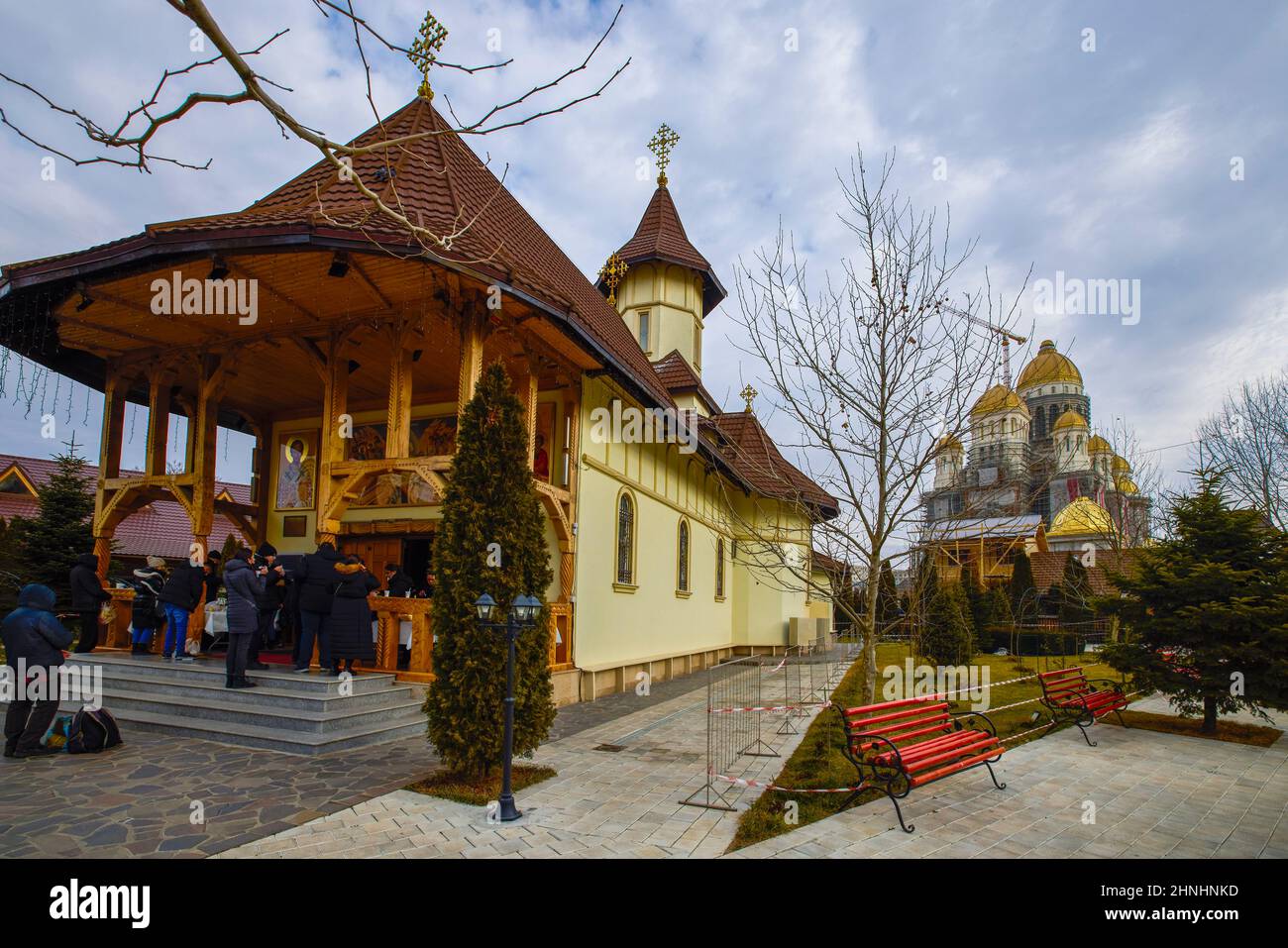 Bucarest Roumanie, le 14 février 2022, la cathédrale du Salut de la Nation, est la plus grande
