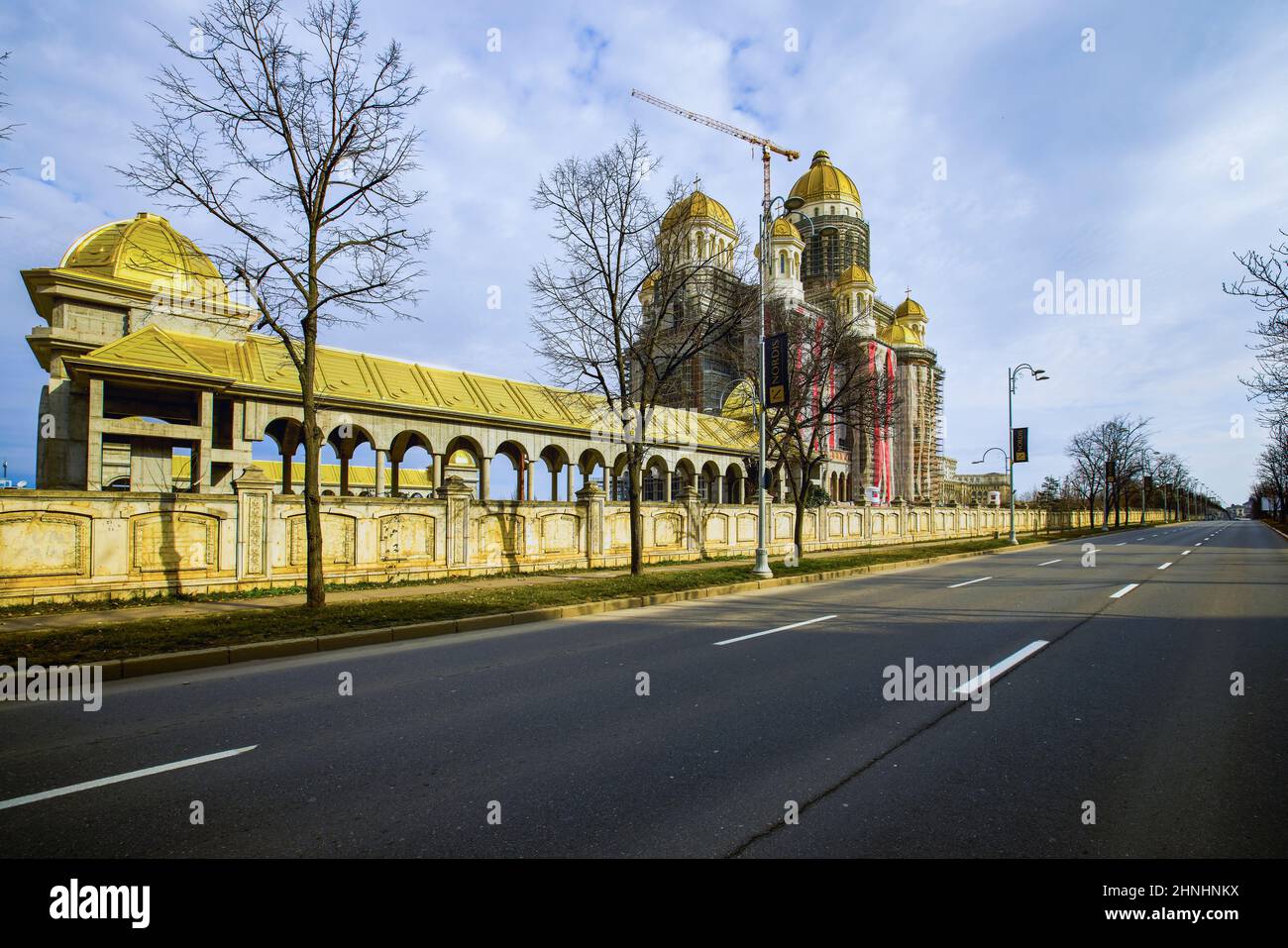 Bucarest Roumanie, le 14 février 2022, la cathédrale du Salut de la Nation, est la plus grande