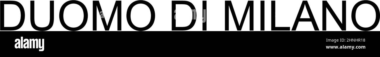 Duomo di milano icône de vecteur simple. Modèle de conception de symbole d'illustration pour élément d'interface utilisateur Web mobile. Illustration de Vecteur