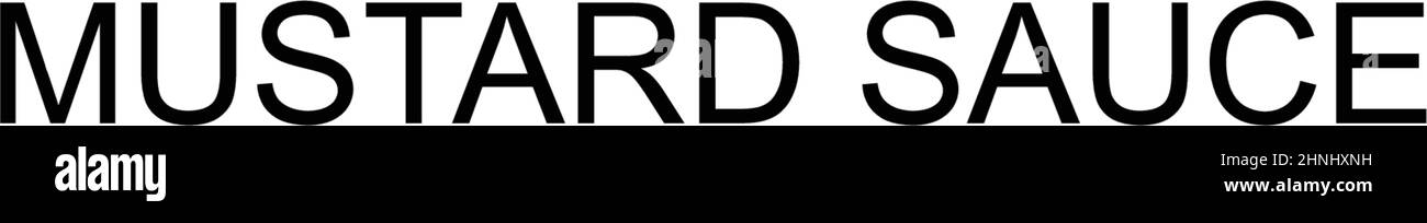 Icône vecteur simple de sauce moutarde. Modèle de conception de symbole d'illustration pour élément d'interface utilisateur Web mobile. Illustration de Vecteur