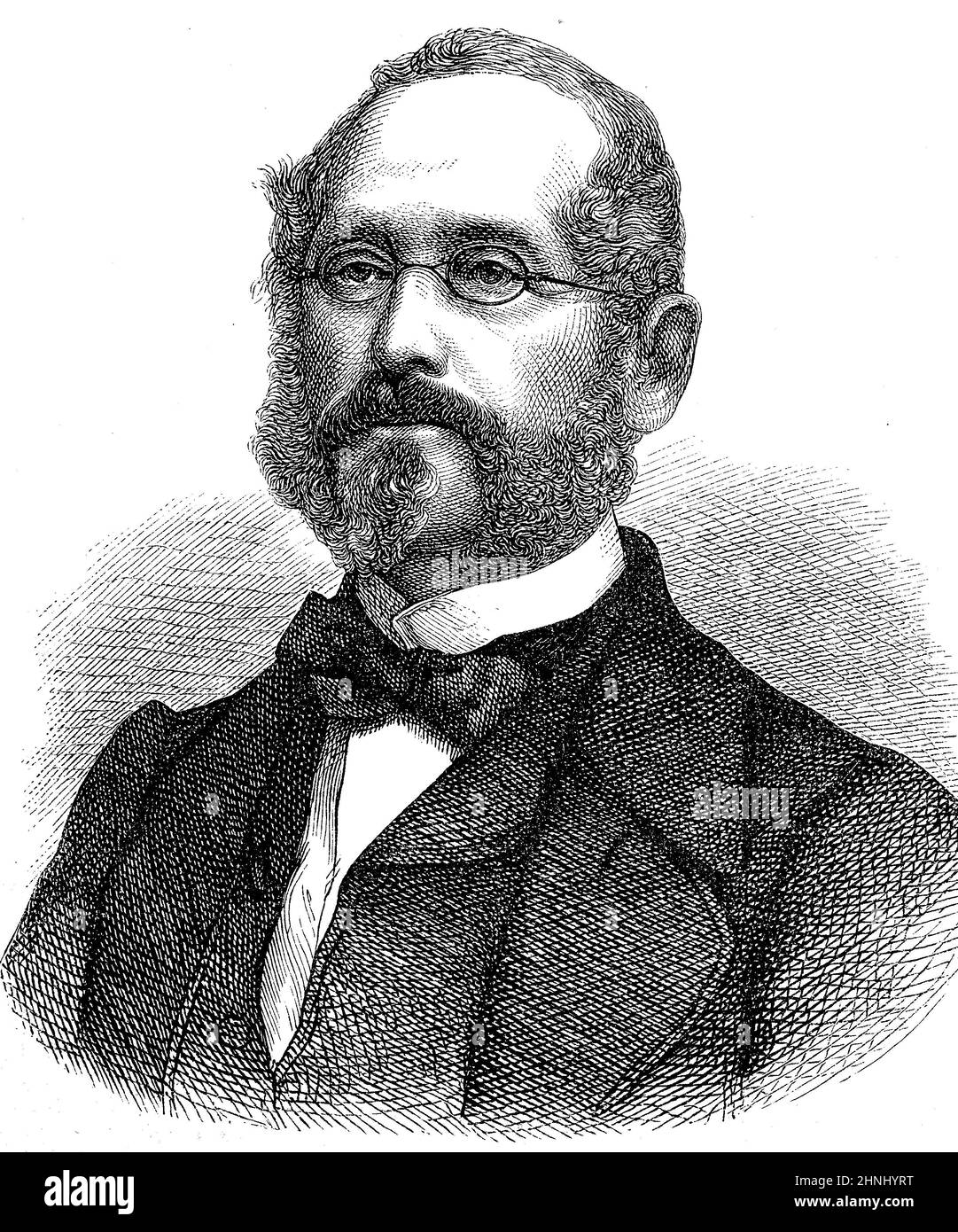 Franz Joseph Andreas Nicolaus Unger, 30. Du 1800 au 13 novembre. Février 1870, guerre ein k. österreichischer Botaniker, Paläontologe und Pflanzenphysioload / Franz Joseph Andreas Nicolaus Unger, 30 novembre 1800 - 13 février 1870, était un botaniste autrichien impérial et royal, paléontologue, et phytophysiologiste, Historisch, historique, Digital reproduction améliorée d'un original du 19th siècle / Digital restaurierte Reproduktion einer Originalvorlage aus dem 19. Jahrhundert, genaues Originaldatum nicht bekannt Banque D'Images