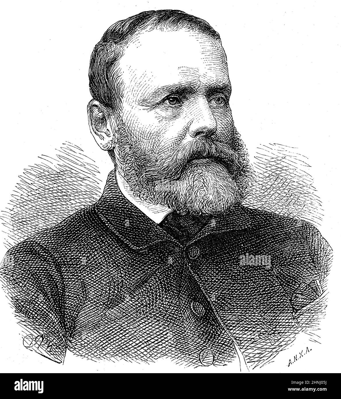 Friedrich Theodor Vischer, ab 1870 von Vischer, 30. Juin 1807 - 14. Septembre 1887, Pseudonyme Philipp U. Schartenmayer und Deutobold Symbolizetti Allegoriowitsch Mystifizinsky, war ein deutscher Literaturwissenschaftler und Philosoph im Feld der Ästetik, Schiftsteller und Politiker / Friedrich Theodor Vischer, from 1870 von Vischischer, Mystölör, 30 juin 1807, Philipstier et Symplegalizhizter, 14, 1887 septembre 2001, p. Était un érudit et philosophe littéraire allemand dans le domaine de l'esthétique, écrivain et politicien, Historisch, historique, numérique i Banque D'Images