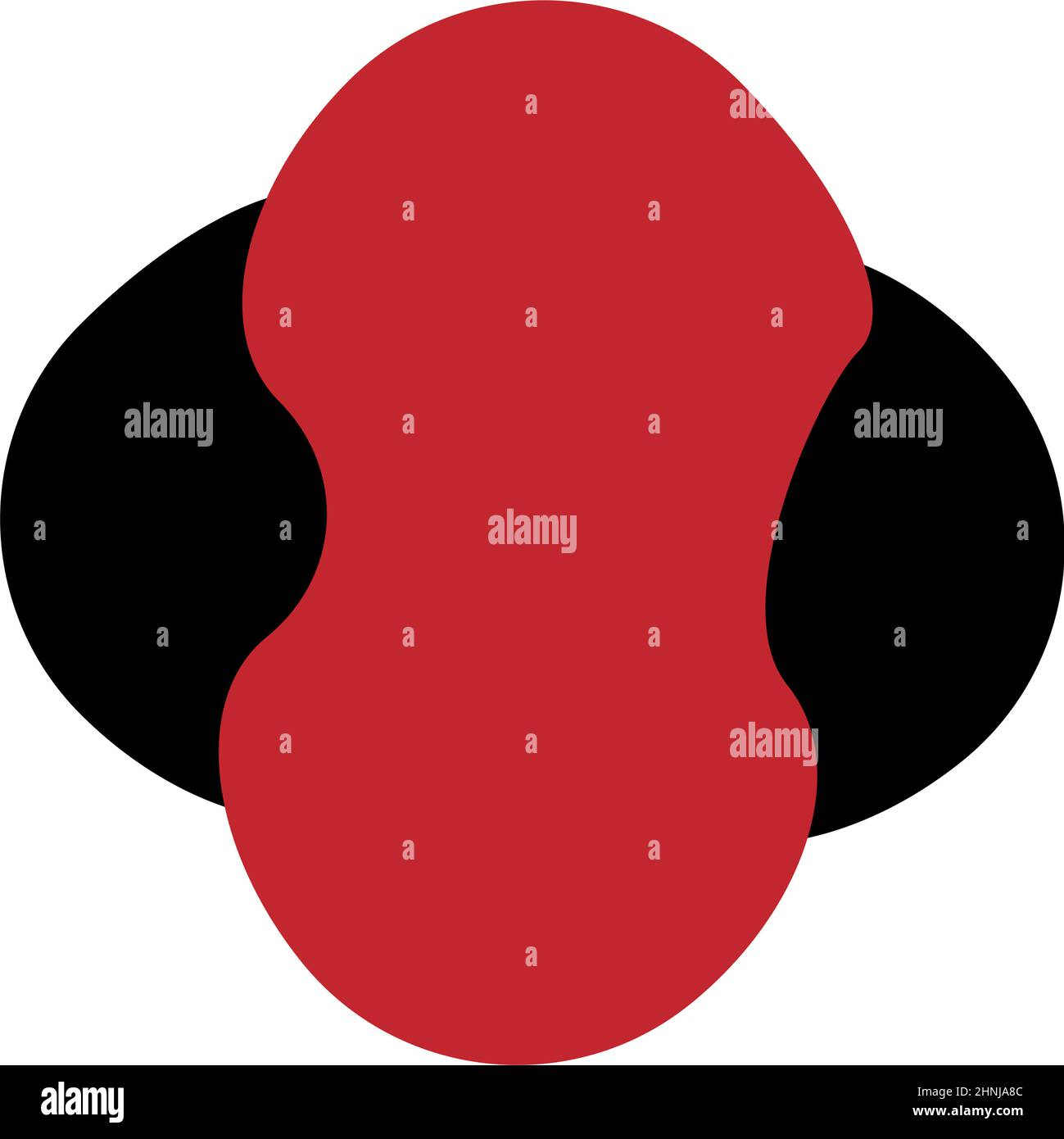 Forme, symbole, icône avec géométrie abstraite. Vecteur géométrique - illustration vectorielle de stock, graphiques clip-art Illustration de Vecteur