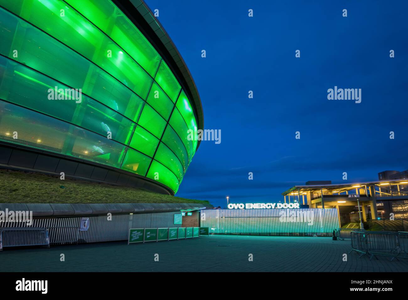 Le nouveau stade intérieur polyvalent OVO Hydro au Scottish Event Campus de Glasgow, en Écosse, Banque D'Images