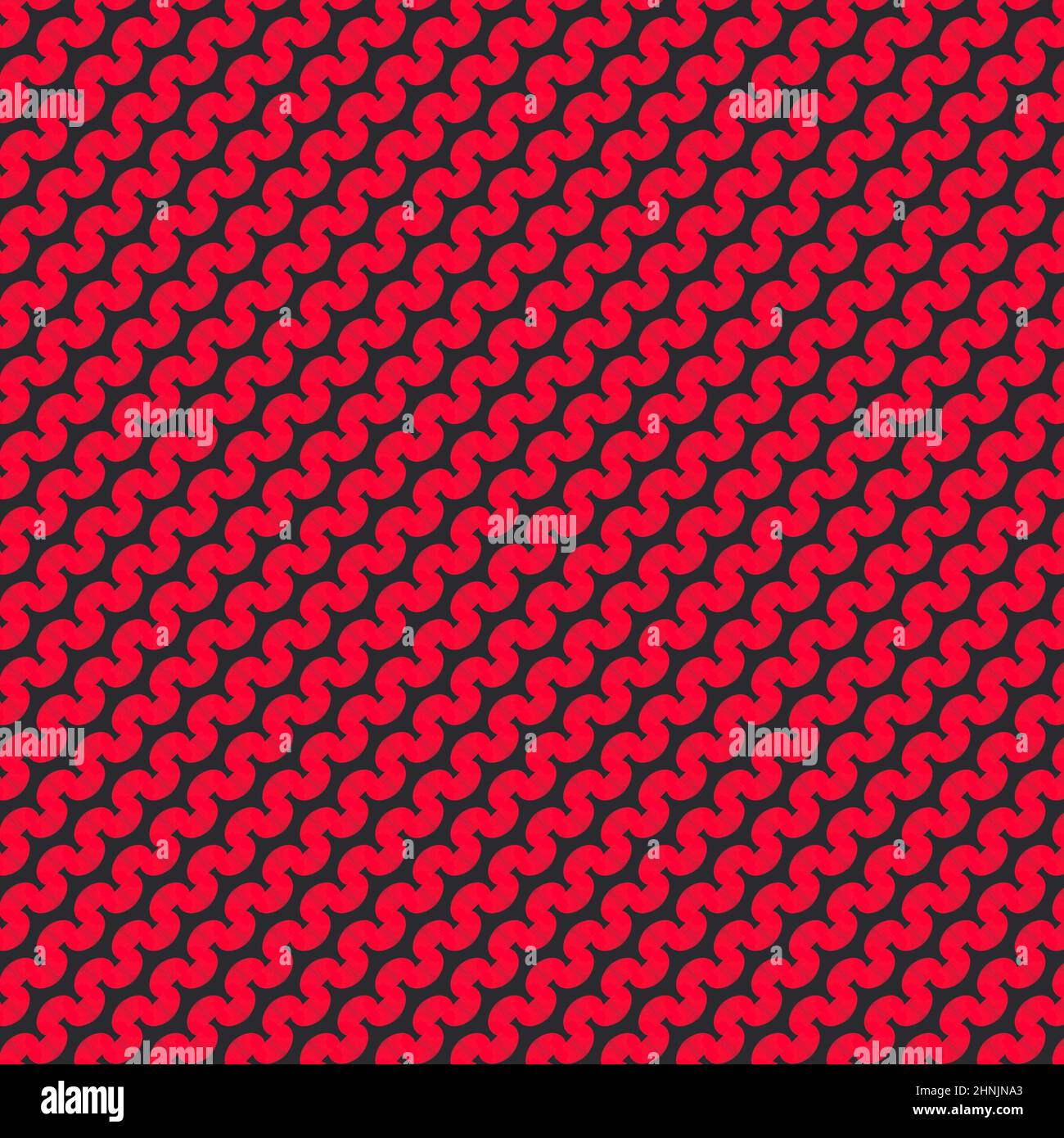 motif sans couture motifs géométriques de formes diverses. Design numérique de couleur noire et rouge Banque D'Images