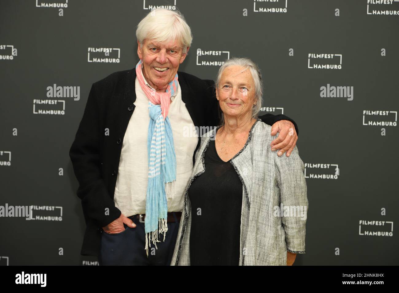 « Die Luft zum Atmen » Peter Striebeck mit Frau Ulla Purr, Filmfest Hamburg, CinemaxX Dammtor, 03.10.2021 ans, Hambourg Banque D'Images