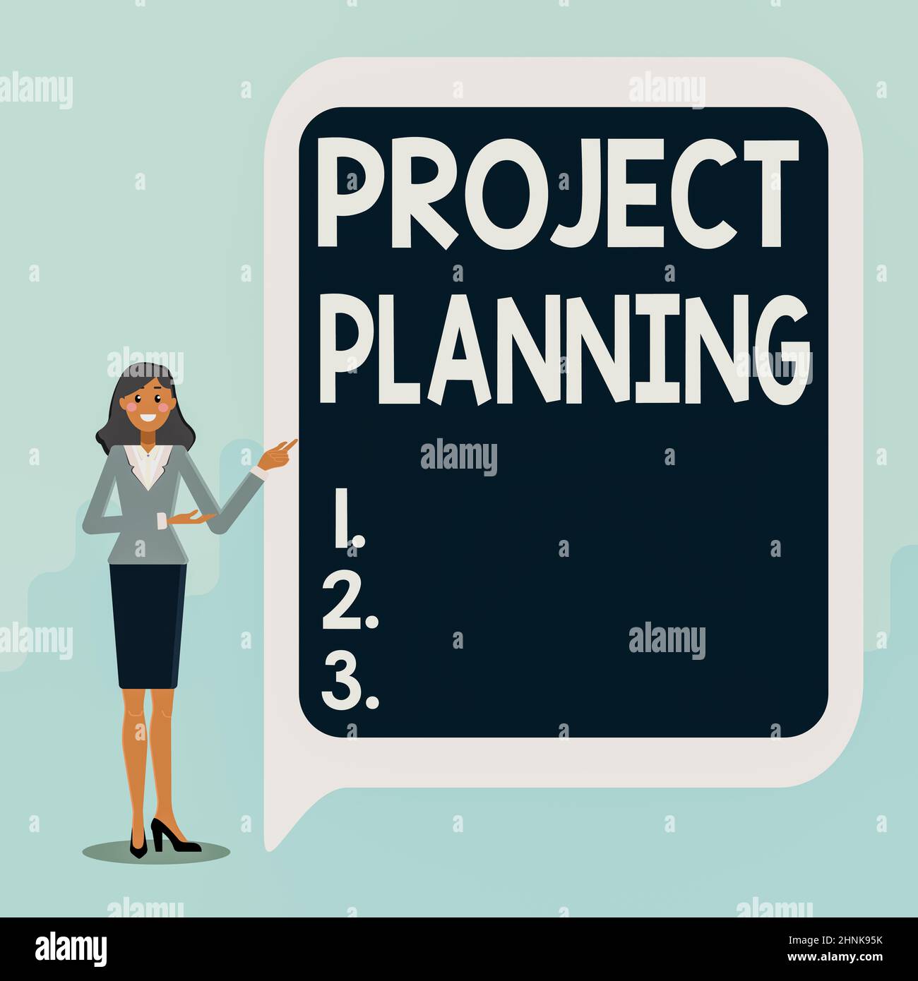 Texte manuscrite planification de projet, plan de concept Internet et ...