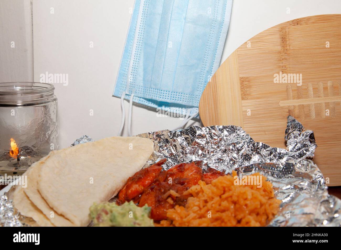 Prendre pendant une pandémie Banque D'Images