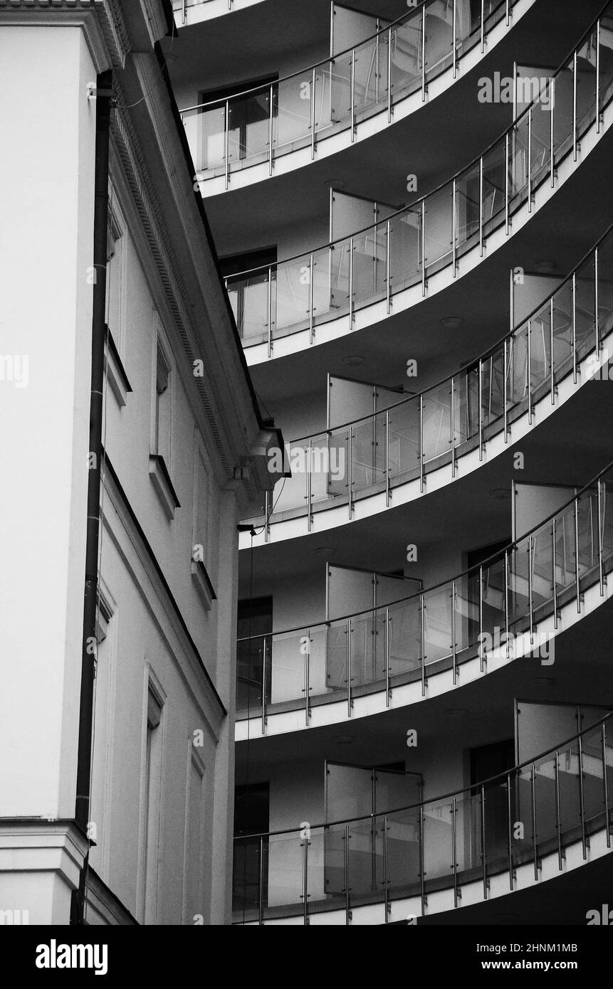 Appartements modernes à Varsovie Banque D'Images