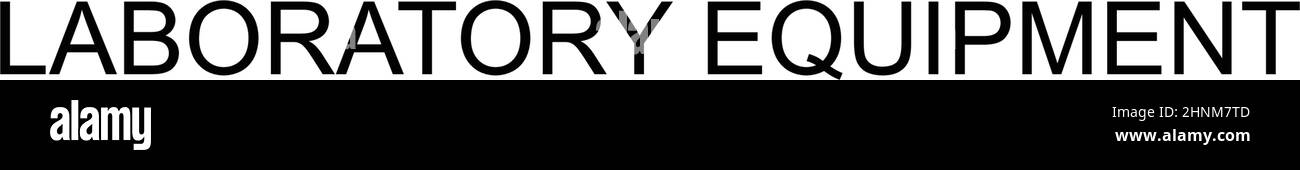 Icône vecteur simple équipement de laboratoire. Modèle de conception de symbole d'illustration pour élément d'interface utilisateur Web mobile. Illustration de Vecteur