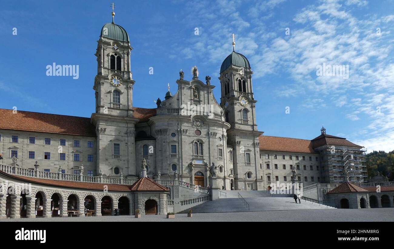 Monastère Einsiedeln Banque D'Images