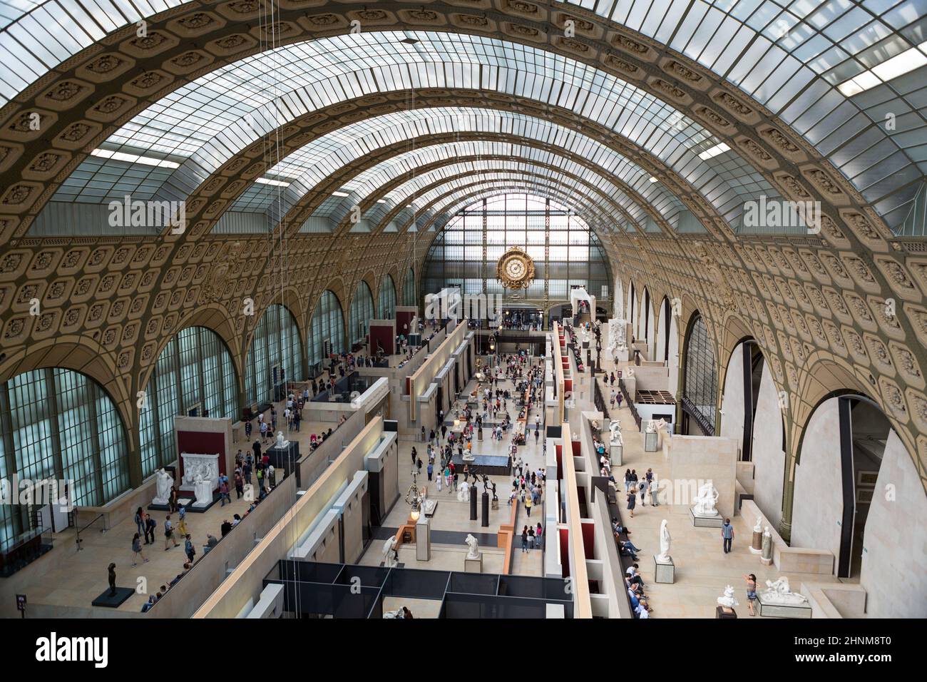Le musée d'Orsay à Paris, France. Banque D'Images