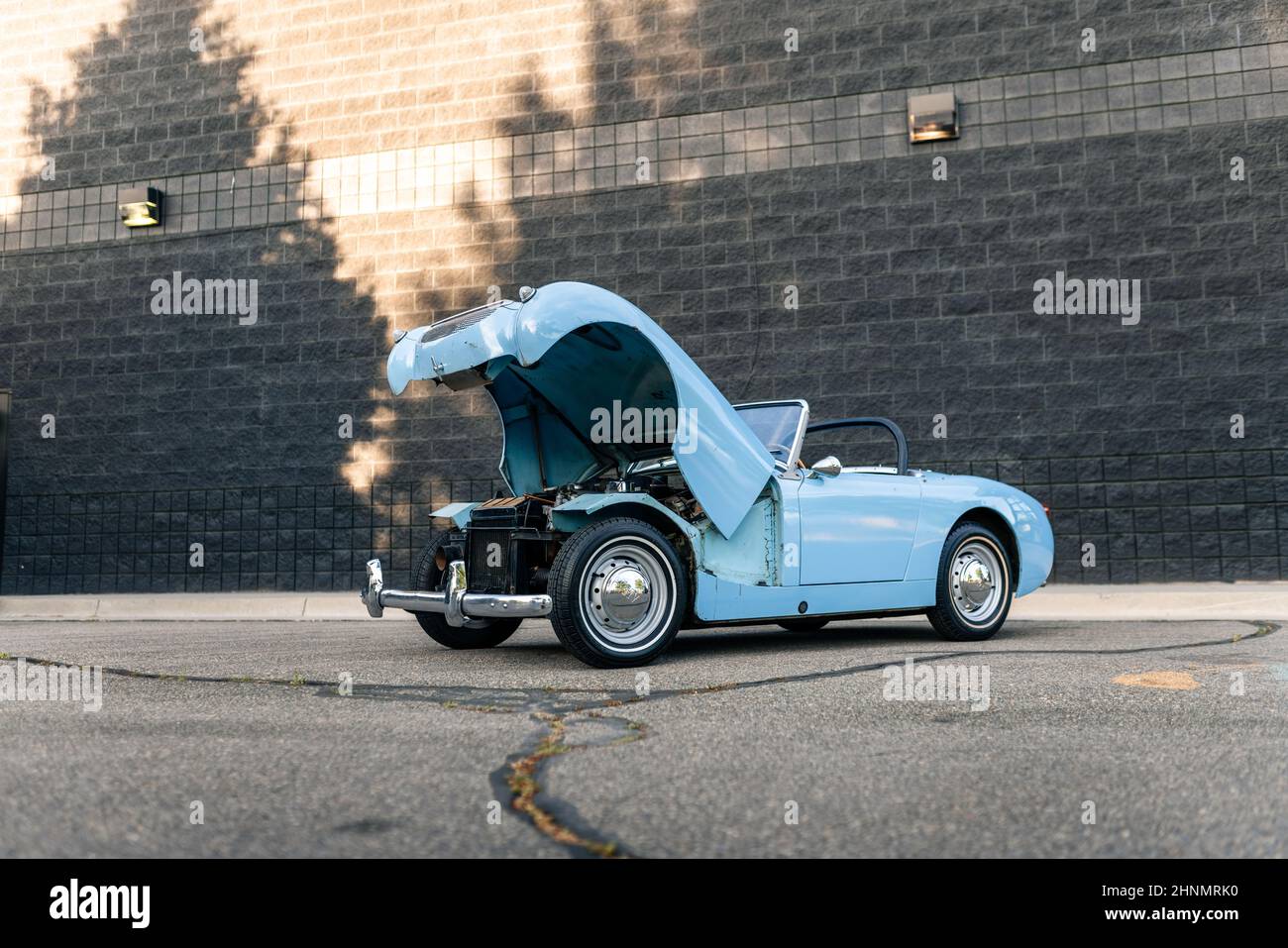 Voiture de sport classique Blue British Banque D'Images