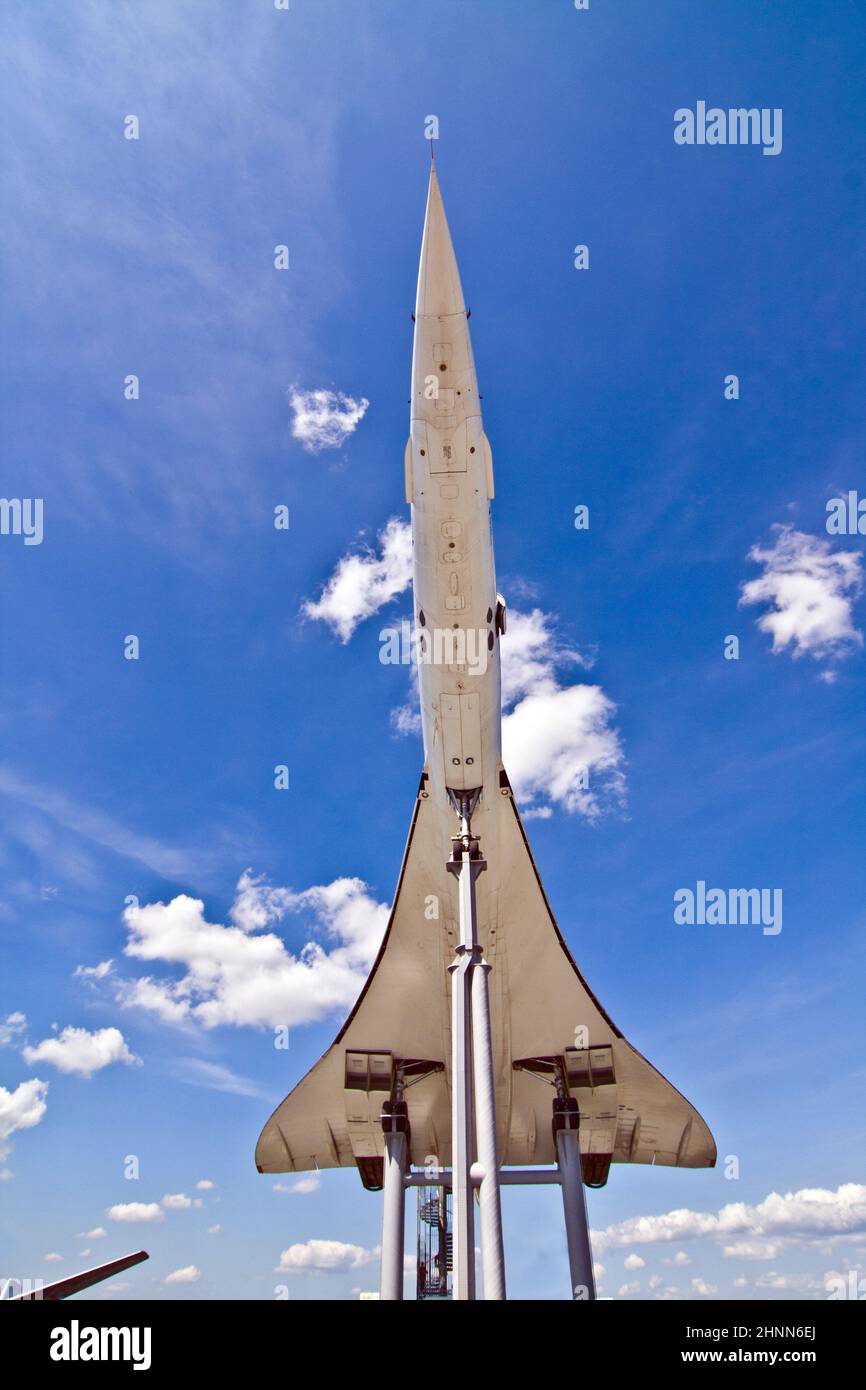 Avion supersonique Tupolev tu-144 Banque D'Images
