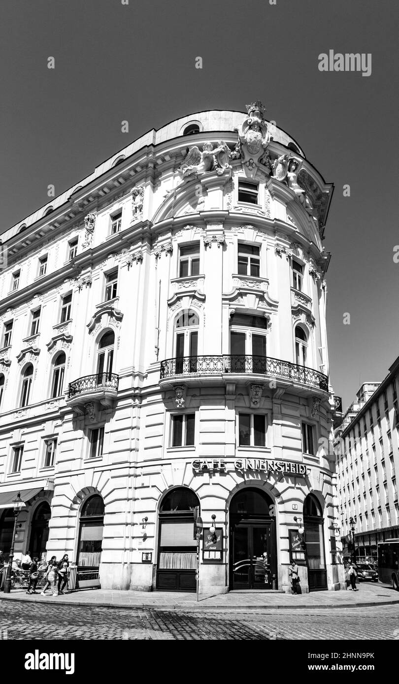 Célèbre café Griensteidl à Vienn Banque D'Images